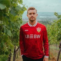 VfB Auswärtstrikot rot 25/26 langarm XL