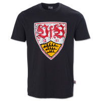 VfB T-Shirt Wappen used schwarz L