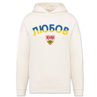 VfB Hoodie Ukraineliebe ivory 3XL