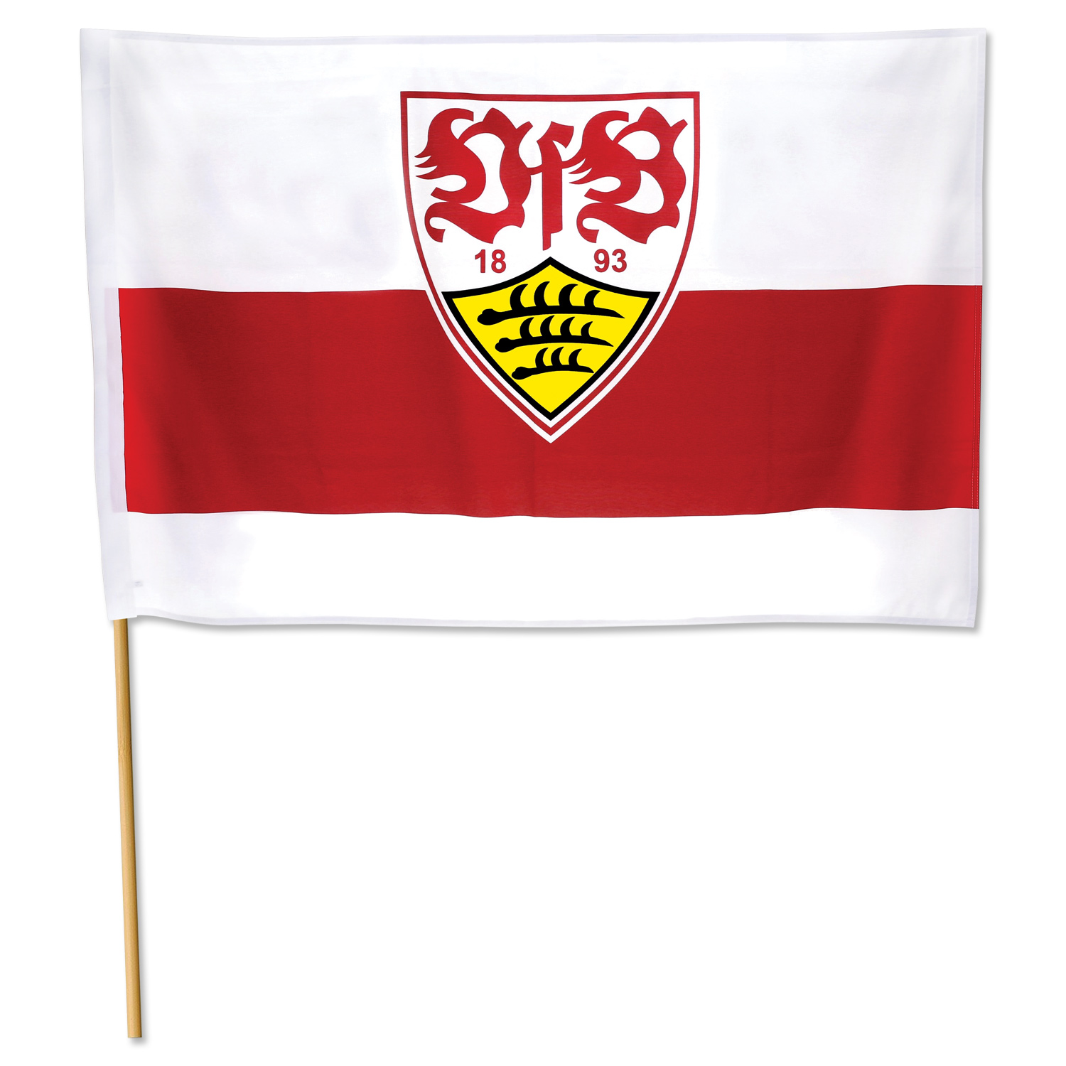 VfB Fahne mit Stab 60 x 40 cm | Fahnen & Wimpel | STADION | FANARTIKEL