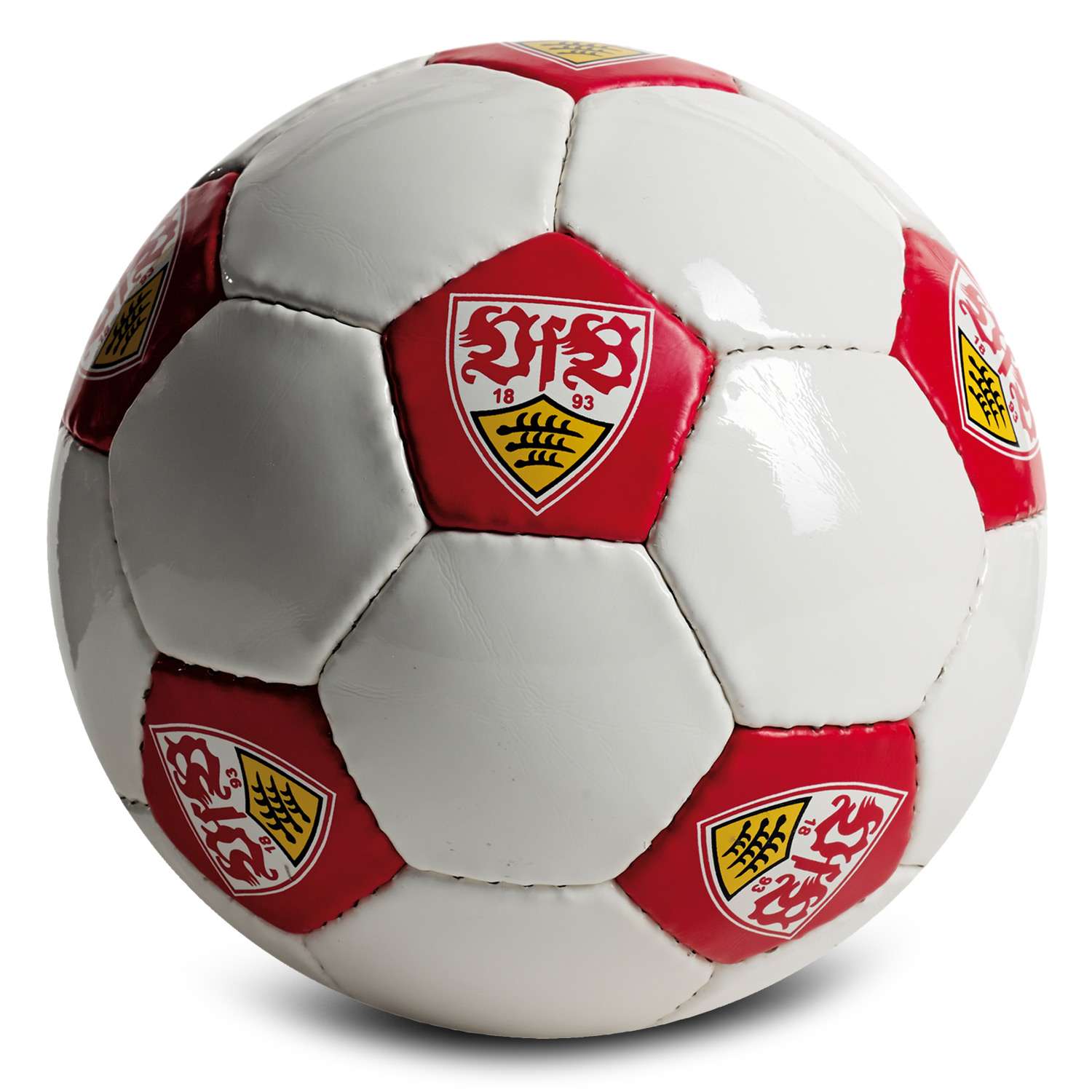 VfB Stuttgart Fußball Ball Trainingsball Bundesliga Aufsteiger Gr.5 rot-weiss 