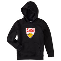 VfB Kids Hoodie Wappen schwarz 128