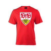 VfB Kids T-Shirt Wappen rot 128