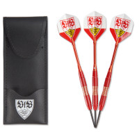 VfB Dartpfeile mit Ledertasche 3er Set