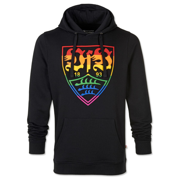 VfB Hoodie Wappen Vielfalt schwarz