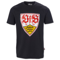 VfB T-Shirt Wappen schwarz L
