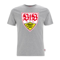 VfB Kids T-Shirt Wappen grau 128