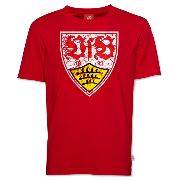 VfB T-Shirt Wappen used rot | Shirts & Polos | Männer ...