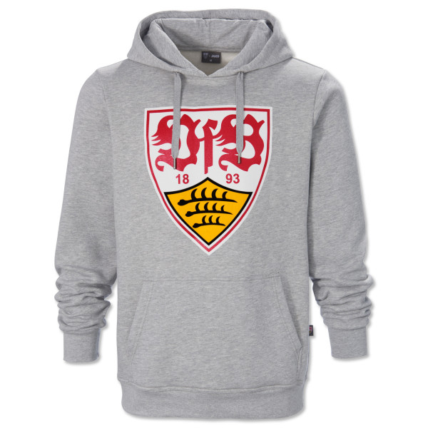 VfB Hoodie Wappen grau