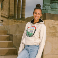 VfB Hoodie Tradition sand XL