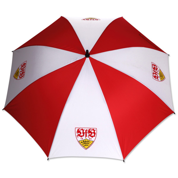 Vfb Regenschirm Rot Weisser Hingucker Bei Regen