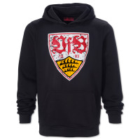 VfB Kids Hoodie Wappen used schwarz 128