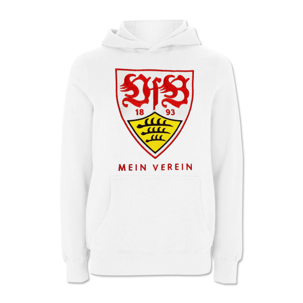 VfB Kids Hoodie MEIN VEREIN weiß