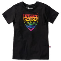 VfB Kids T-Shirt Wappen Vielfalt schwarz 116