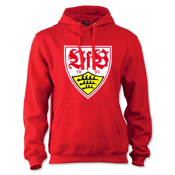 VfB Hoodie Wappen rot