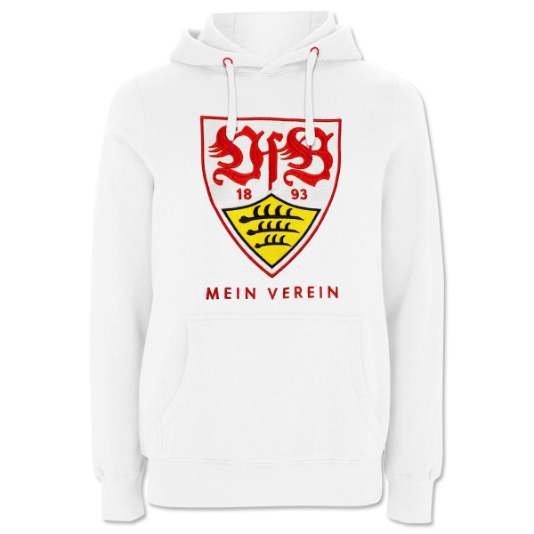 VfB Damen Hoodie MEIN VEREIN weiß