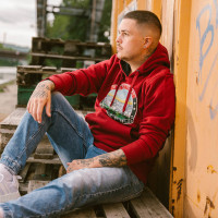 VfB Hoodie Tradition rot M