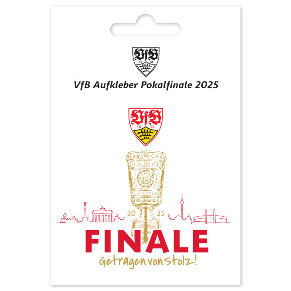 VfB Aufkleber Pokalfinale 2025